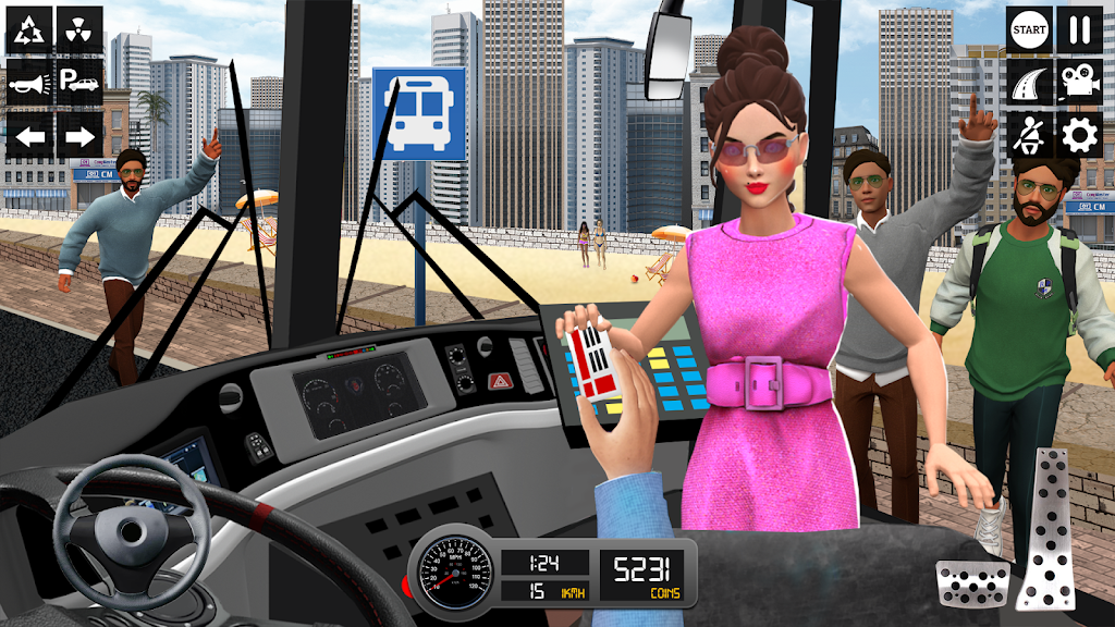 Driving Simulator 3d Bus Games স্ক্রিনশট 0