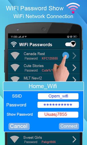 Schermata WiFi Password Show Analyzer 3