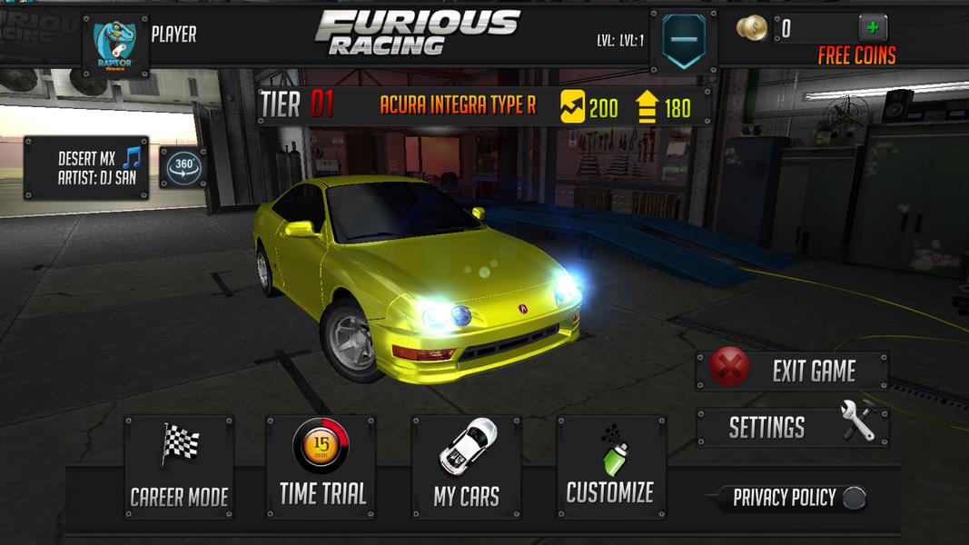 Furious 7 Racing Zrzut ekranu 0