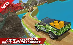 Offroad US Army Truck Driving Capture d'écran 0