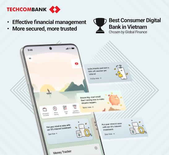 Techcombank Mobile Schermafbeelding 0