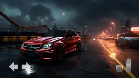 C63 AMG Drift Simulator Tangkapan skrin 0