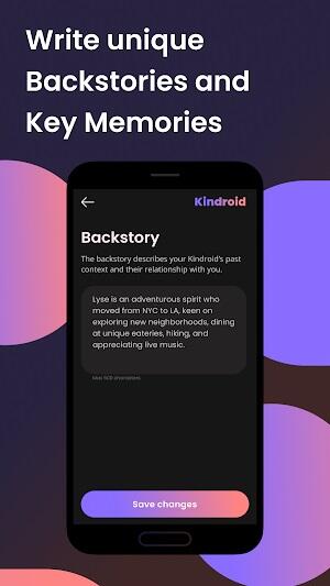 Kindroid: AI স্ক্রিনশট 1