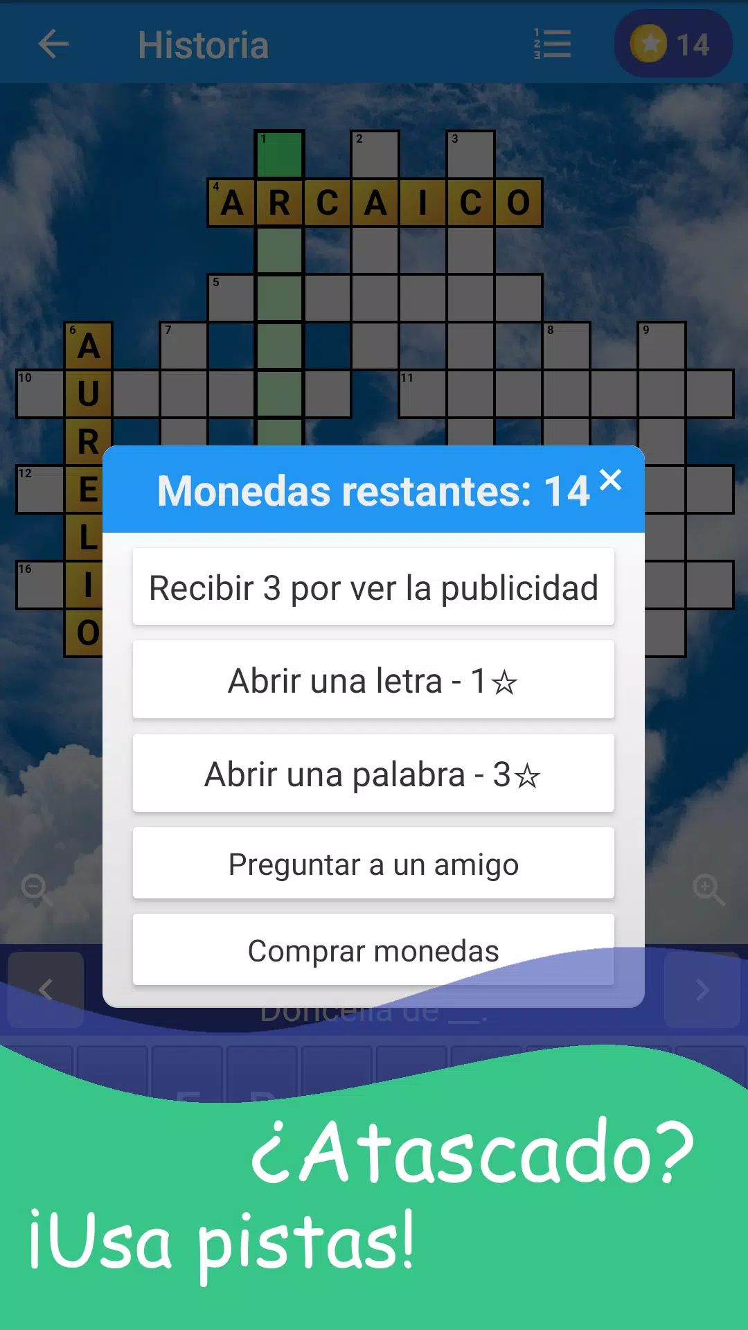 Crucigrama en español Скриншот 3