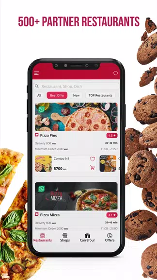 Menu.am-Food and more Delivery Captura de tela 3