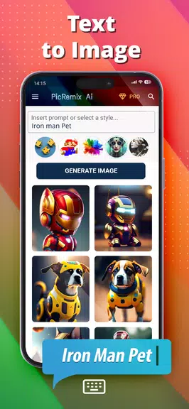PicRemix AI Art & Avatars Captura de pantalla 2