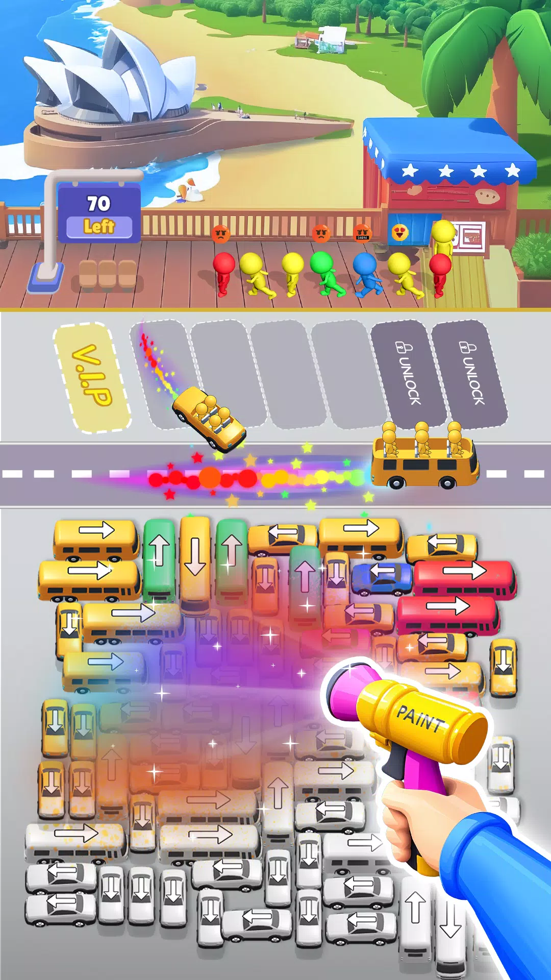 Bus Sort Jam: Parking Puzzle 스크린샷 3