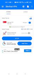 SlimFast VPN Tangkapan skrin 1