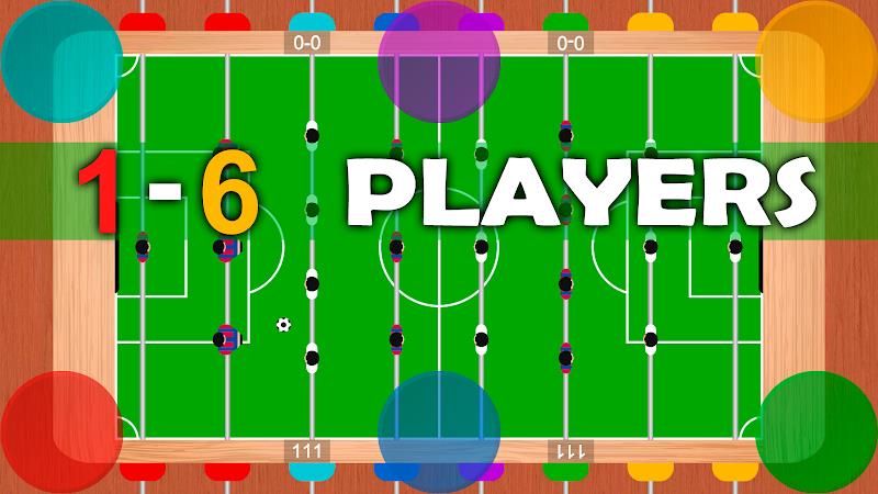 Foosball table soccer 1 2 3 4 स्क्रीनशॉट 0