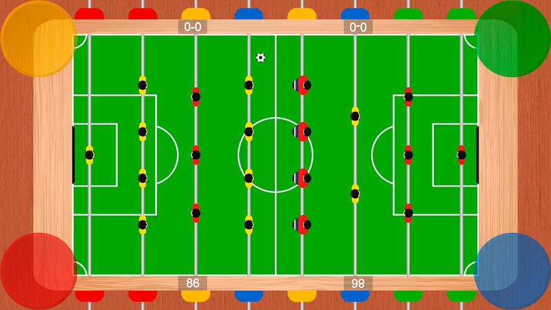 Foosball table soccer 1 2 3 4 ภาพหน้าจอ 1