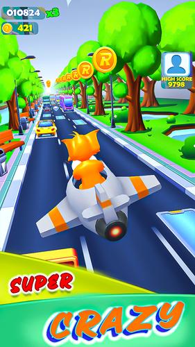 Cat Run : Tom Subway Runner 3D Ảnh chụp màn hình 1