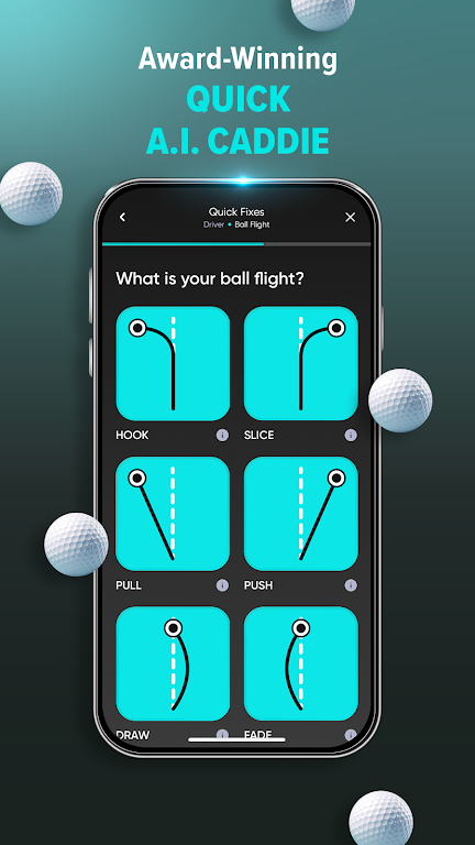 Schermata Xonic iTQ: Quick A.I. Caddie 1