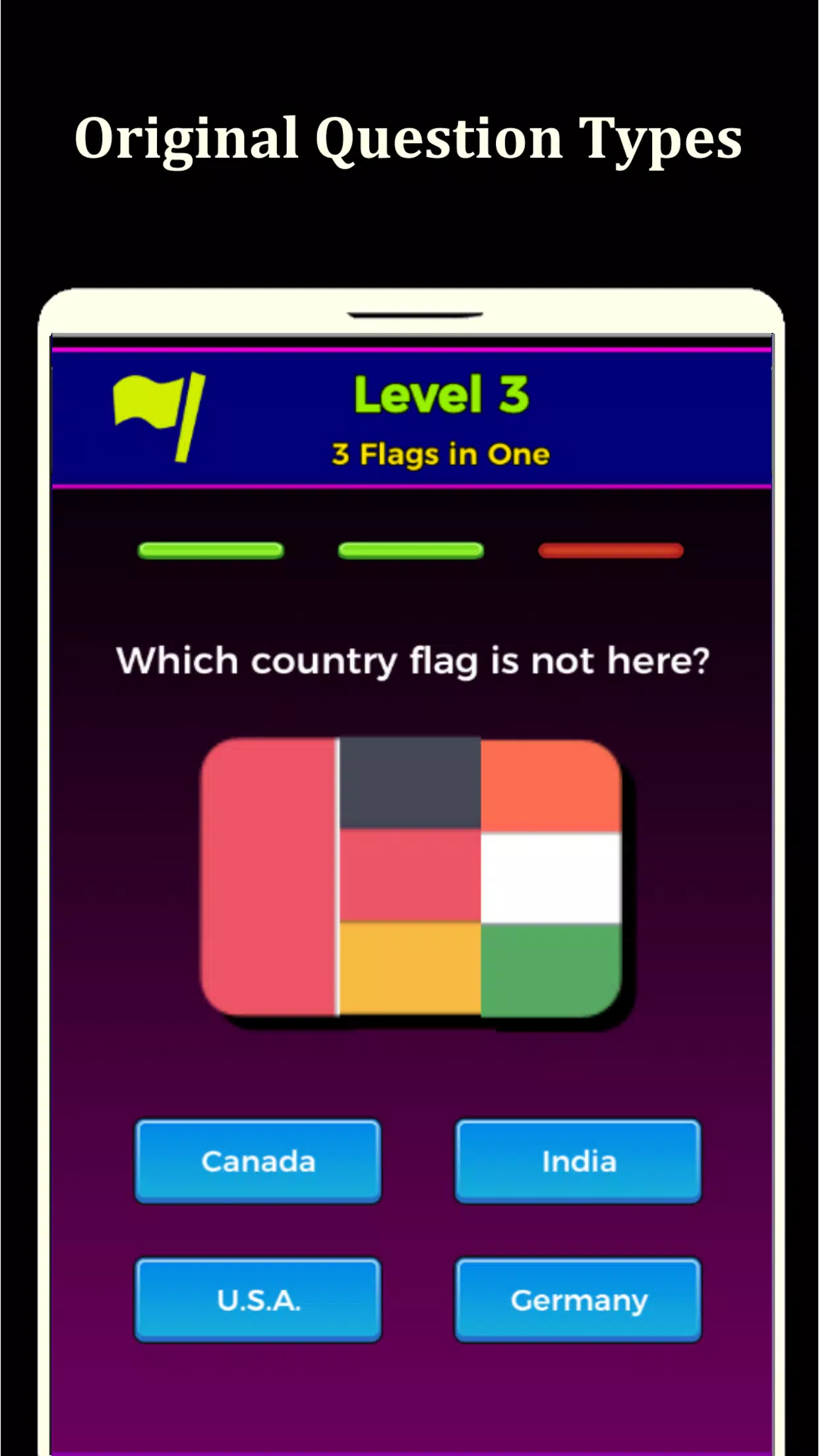 World Flags Quiz Game Tangkapan skrin 0