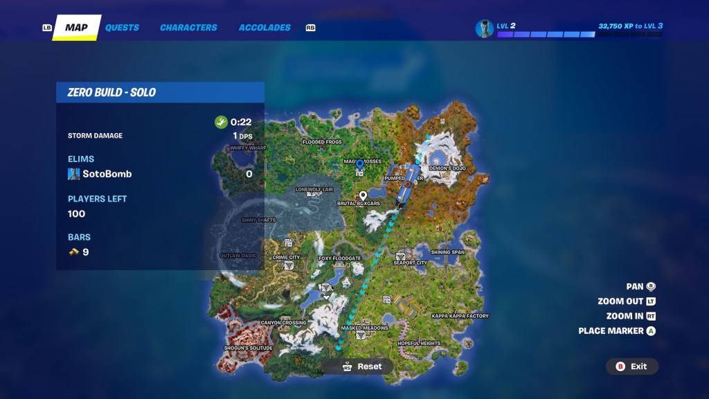 สถานที่ตลาดมืดทั้งหมดใน Fortnite บทที่ 6, ซีซั่น 2