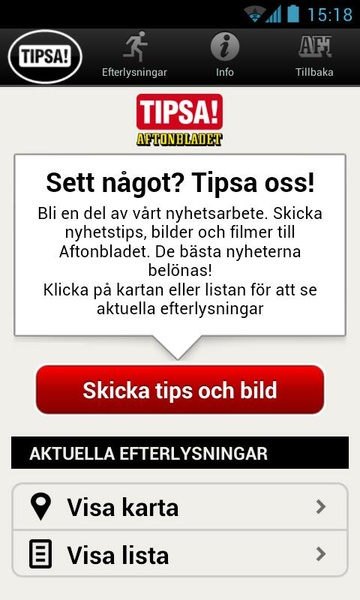 Aftonbladet Screenshot 1