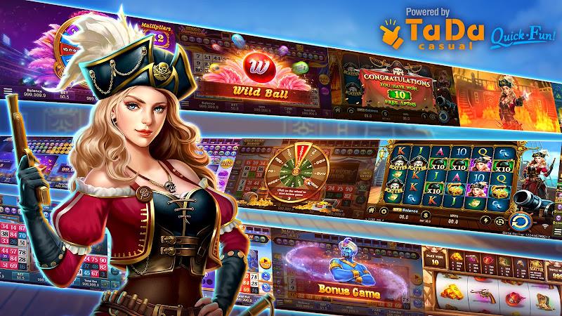 Pirate Queen Slot-TaDa Games 스크린샷 0