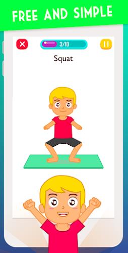 Exercise for Kids at home Zrzut ekranu 2