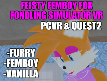 Feisty Femboy Fox Fondling Simulator VR 스크린샷 0