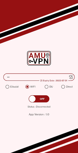 Amu VPN Ekran Görüntüsü 1