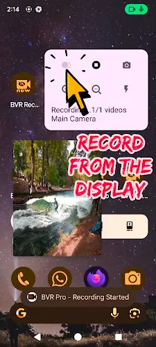 Background Video Recorder Pro Скриншот 2