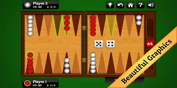 247 Backgammon Скриншот 1