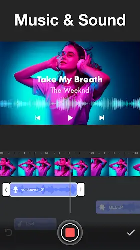 Vlog Video Editor Maker: VlogU ภาพหน้าจอ 3