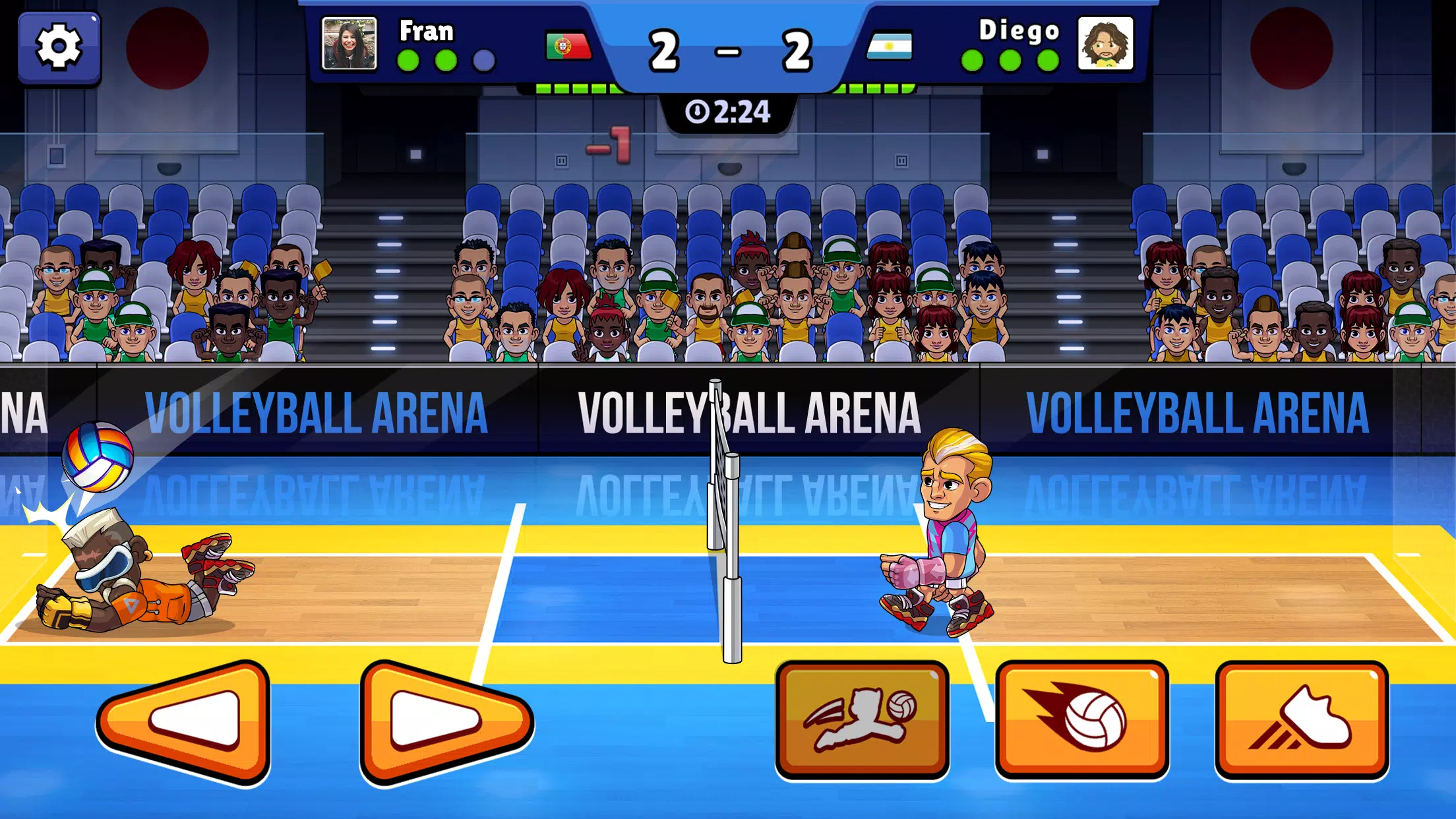 Volleyball Arena ภาพหน้าจอ 0