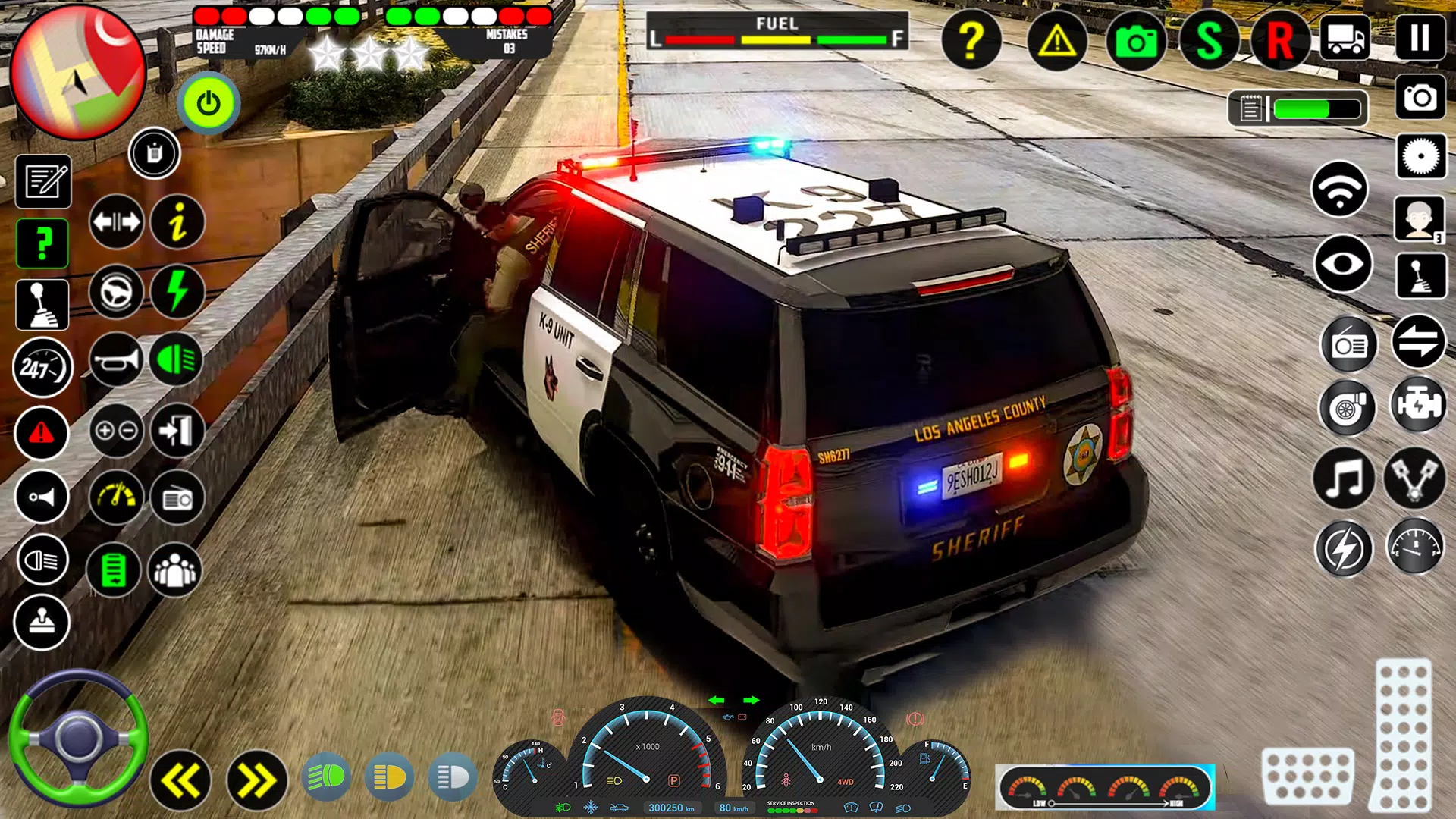 Real Police Chase Simulator 3d Captura de tela 2