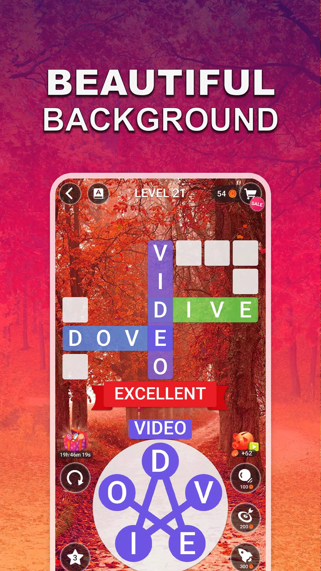 Word Rainbow - A crossword game Schermafbeelding 3