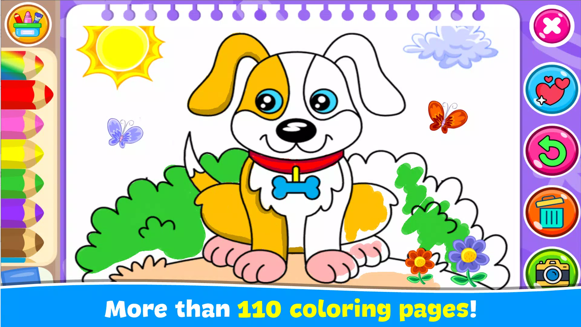 Coloring,  Music and Games Screenshot 1