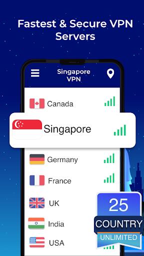 Singapore VPN - Free, Fast & Secure স্ক্রিনশট 1