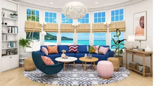 Home Design: Caribbean Life Ekran Görüntüsü 0