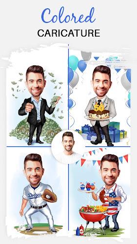 Photo Cartoon Caricature Maker Ảnh chụp màn hình 1