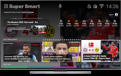 Super Smart TV Launcher Capture d'écran 1