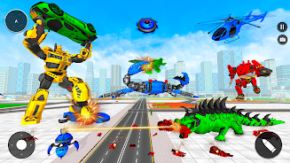 Animal Crocodile Robot Games 스크린샷 1