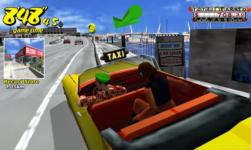 Crazy Taxi Classic ဖန်သားပြင်ဓာတ်ပုံ 1