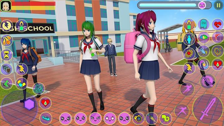 Anime High School Girl Fighter Ekran Görüntüsü 3