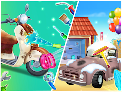 Truck wash games for boys Ảnh chụp màn hình 1