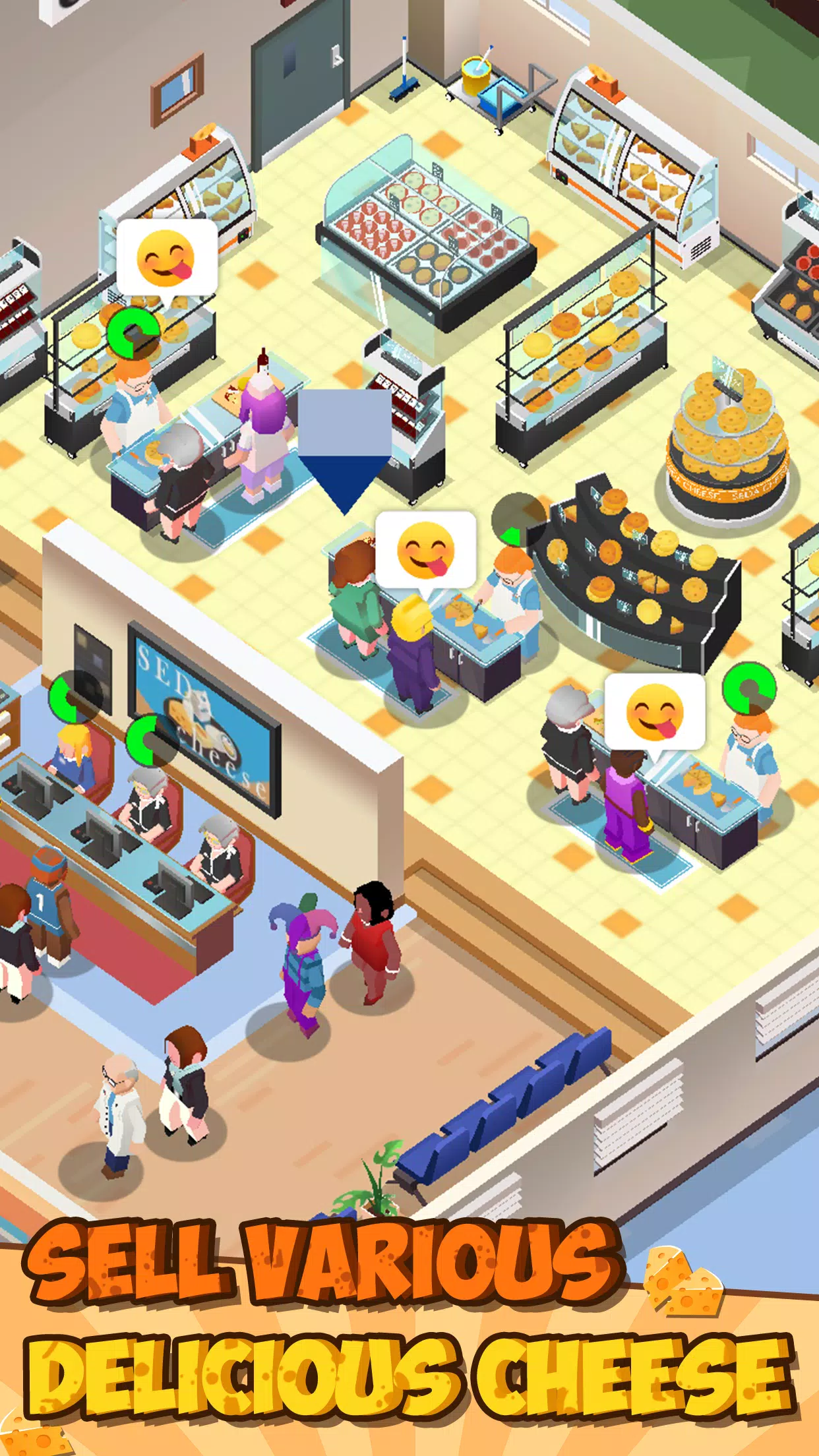 Idle Cheese Factory Tycoon Скриншот 2