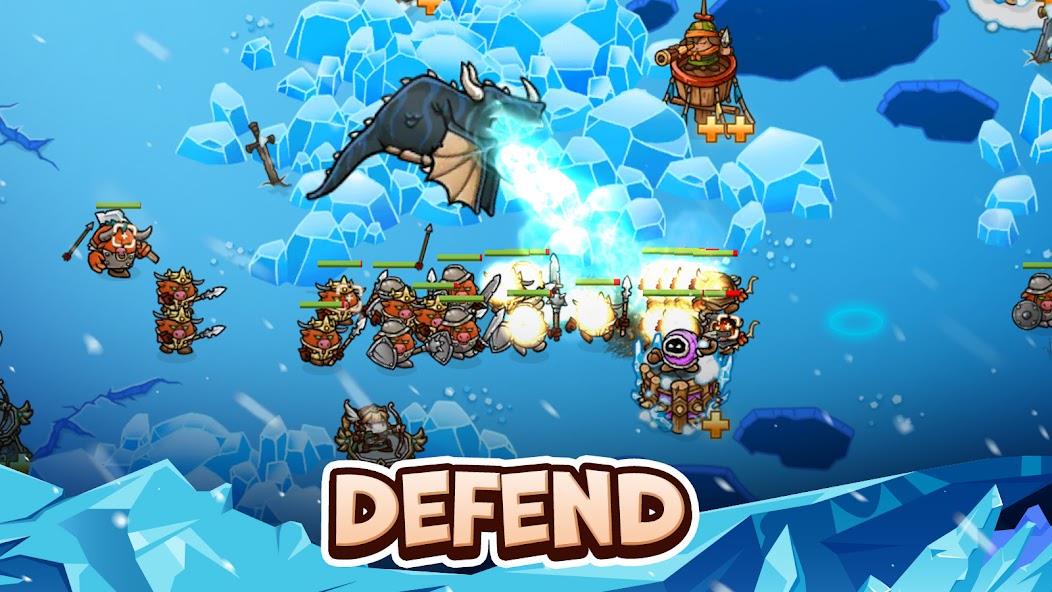 Crazy Defense Heroes - TD Game Mod Zrzut ekranu 0