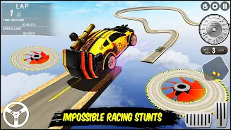 Impossible GT Racing Car Stunt स्क्रीनशॉट 0