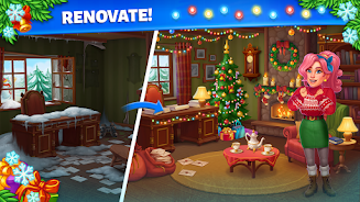 Merge Christmas: Home Design スクリーンショット 1