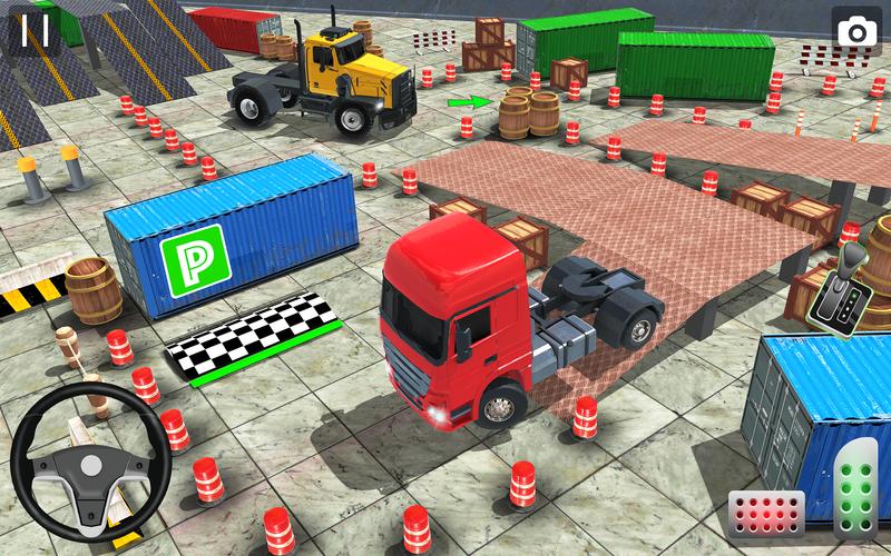 Real Euro Truck Parking Games 스크린샷 0