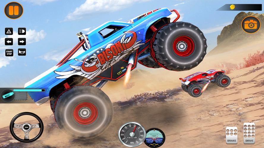 Monster Truck Off Road Racing ภาพหน้าจอ 2