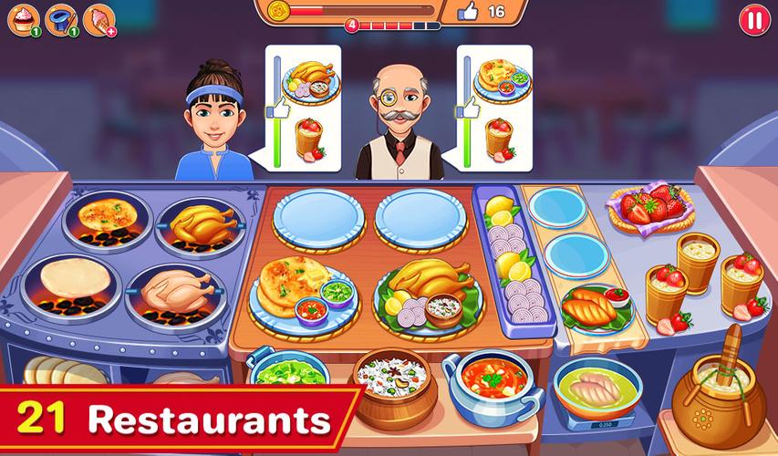 Indian Cooking Madness Games Скриншот 0