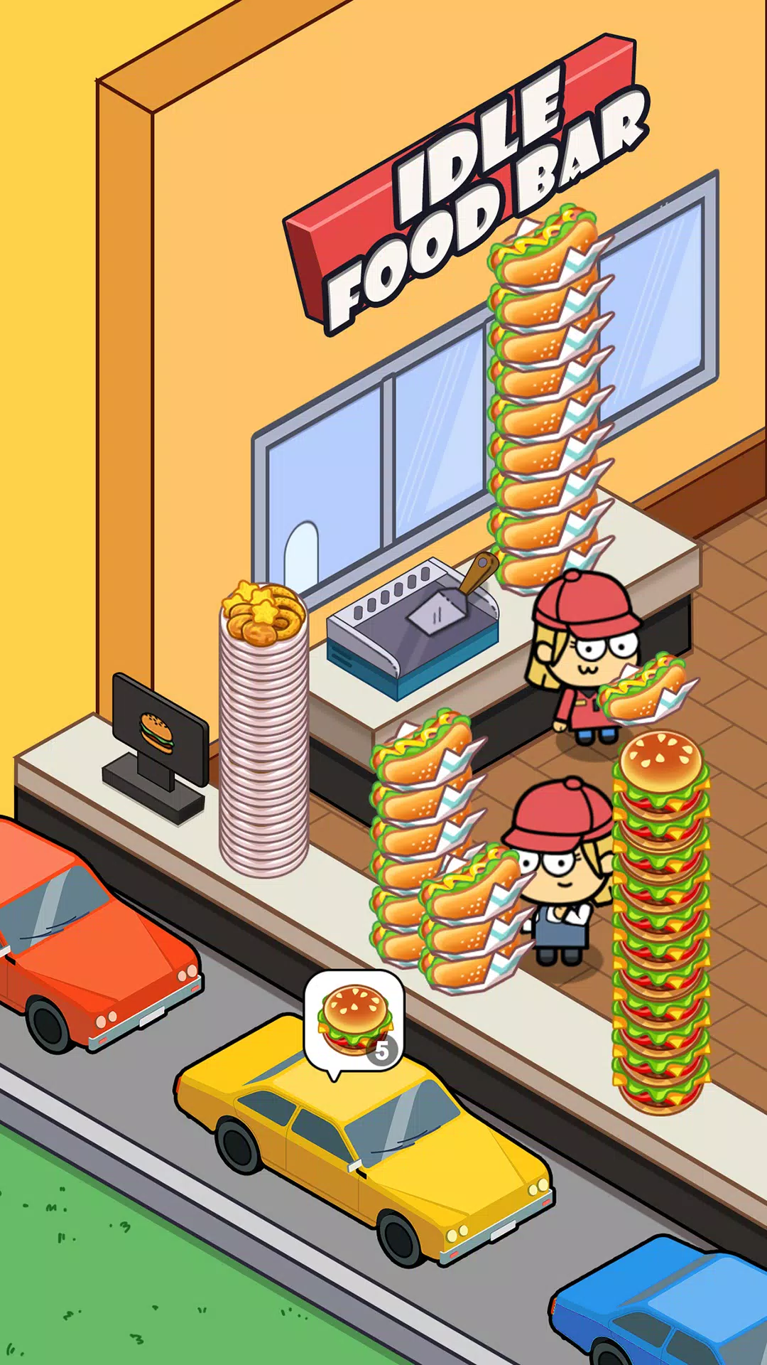 Idle Food Bar Captura de pantalla 1