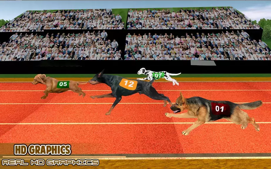 Schermata Dog racing games - dog game 3d 2