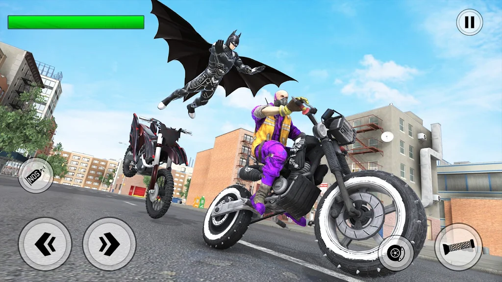 Rope Hero: Bat Superhero Games Zrzut ekranu 0