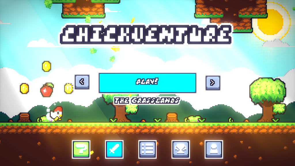 Chickventure: A Runner Game スクリーンショット 0