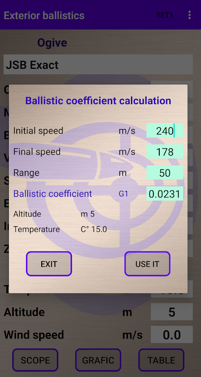 External ballistics calculator 스크린샷 3